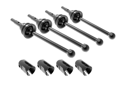 Traxxas Tuning CV-Antriebswellen aus Stahl und Mitnehmer 4Stück für Mini-Maxx 1/16
