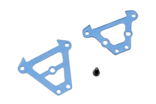 Traxxas Ersatzteile Aluminium Querlenkerhalter in blau vorne hinten für E-Revo und Slash 1/16