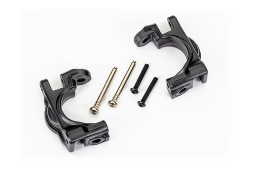 Traxxas Tuning Extreme Heavy Duty C-Hubs in schwarz mit Kleinteilen (für TRX9080 Kit) für Ford Fiesta, Raptor, Rustler, Slash und Stampede 1/10