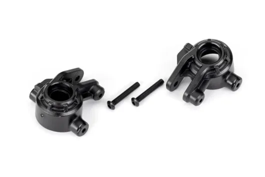 Traxxas Tuning Extreme Heavy Duty Lenkhebel in schwarz mit Kleinteilen (für TRX9080 Kit) für Ford Fiesta, Raptor, Rustler, Slash und Stampede 1/10