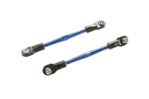 Traxxas Tuning Gewindestangen aus Aluminium in blau 59mm mit Kugelpfannen 2Stück für Ford Raptor, Fiesta, Rustler und Slash 1/10