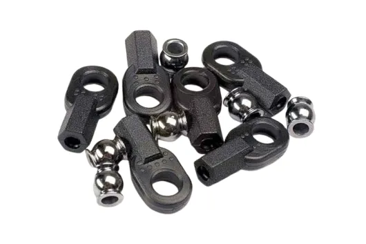 Traxxas Ersatzteile Kugelkopfpfannen Lang mit Kugeln 6Stück für Bandit, Bigfoot, Rustler und Stampede 1/10