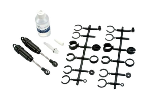 Traxxas Tuning Big Bore Dämpfer L mit Teflon und Tin beschichtet hinten 2Stück für Bandit, Bigfoot, Rustler, Slash und Stampede 1/10