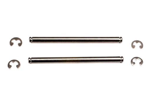 Traxxas Tuning Querlenkerstifte 3x44mm 2Stück mit E-Clipse 4Stück für Bandit, Bigfoot, Rustler, Slash und Stampede 1/10