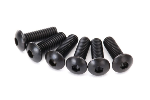 Traxxas Ersatzteile Rundkopfschraube 2,5x8mm mit Innensechskant 6Stück