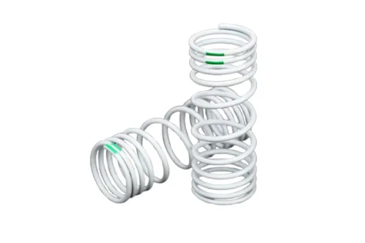 Traxxas Dämpfer-Feder progressiv vorne in weiß (-10% Rate) 2Stück für Ford Fiesta, Ford Raptor, Rustler, Slash und Stampede 1/10