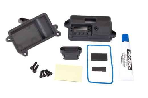 Traxxas Ersatzteile Empfänger-Box mit Dichtungen für Rustler 1/10