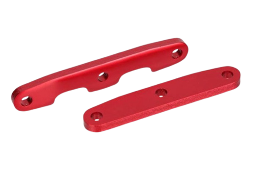 Traxxas Tuning Querlenkerhalter aus Aluminium in rot für Ford Fiesta, Raptor, Rustler Slash und Stampede 1/10