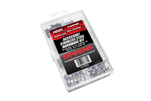 Traxxas Tuning Hardware-Kit aus Edelstahl für Rustler, Slash und Stampede 4x4 1/10