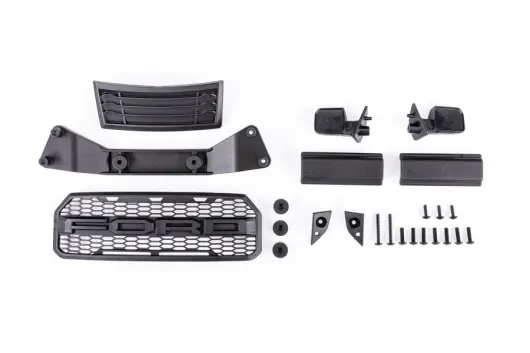 Traxxas Ersatzteile Grill, Seitenspiegel und Halter für Ford Raptor 1/10