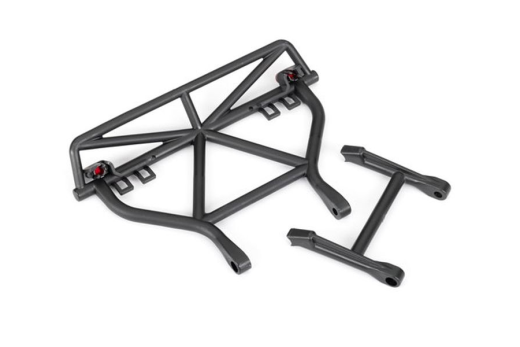 Traxxas Tuning Bumper mit Halter für LED-Licht in schwarz hinten für Slash 1/10