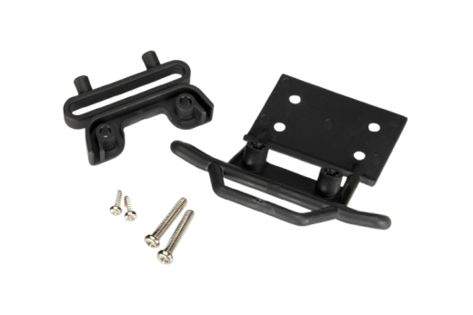 Traxxas Ersatzteile Bumper mit Halter in schwarz vorne für Bigfoot 1/10