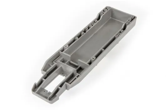 Traxxas Tuning Chassis in grau mit langen Akkuschacht (benötigt TRX3626R) für Bigfoot und Stampede 1/10