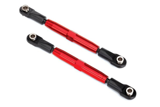 Traxxas Tuning Sturzstangen aus 7075-T6 Aluminium in rot 73mm hinten 2Stück für Ford Raptor, Rustler, Slash und Stampede 1/10