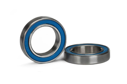 Traxxas Ersatzteile Kugellager 12x24x5mm mit Gummidichtung in blau 2Stück für MAXX 1/10, Unlimited Desert Racer und X-Maxx 1/7