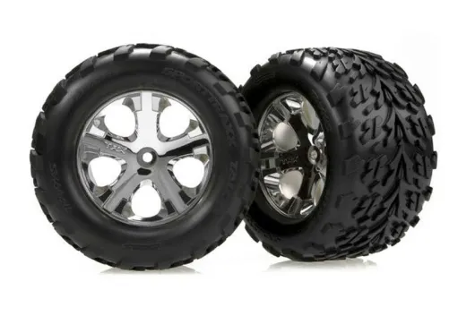 Traxxas Tuning Talon Reifen auf 2,8 All-Star Felgen 2Stück hinten für Bigfoot und Stampede 1/10