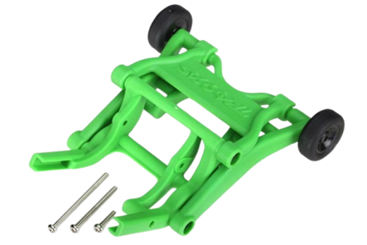 Traxxas Tuning Wheelie-Bar in grün Montiert für Bandit, Bigfoot, Ford Raptor, Rustler, Slash und Stampede 1/10