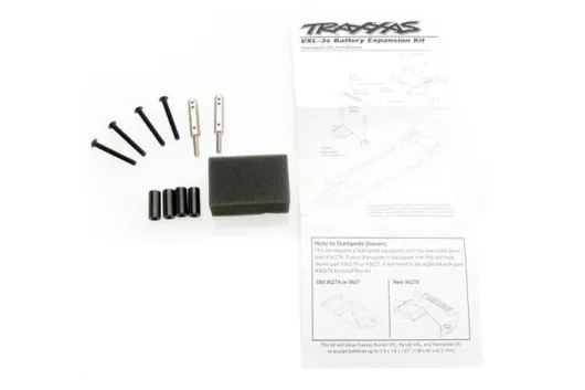 Traxxas Tuning Akku Erweiterungs-Kit für höhere LiPo-Akkus für Bigfoot, Rustler und Stampede 1/10