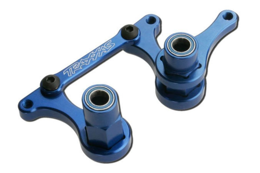 Traxxas Tuning Lenkungsteile aus 6061-T6 Aluminium in blau für Bandit, Ford Raptor, Rustler und Slash 1/10