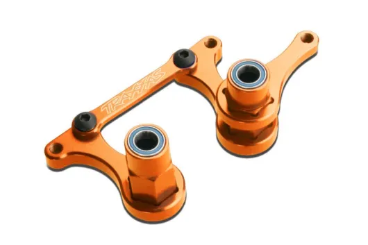 Traxxas Tuning Lenkungsteile aus 6061-T6 Aluminium in orange für Bandit, Ford Raptor, Rustler und Slash 1/10