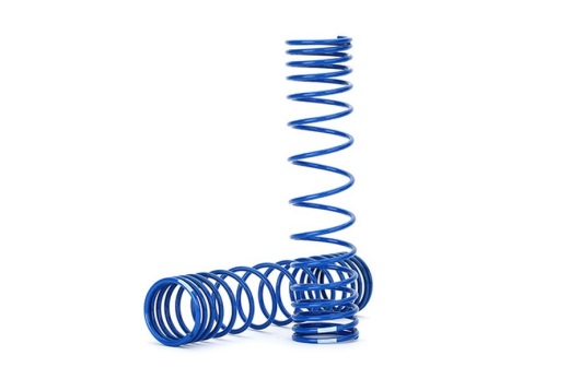 Traxxas Tuning GTR Dämpfer-Feder progressiv in blau 139mm hinten (1,042 rate) 2Stück für Unlimited Desert Racer 1/7