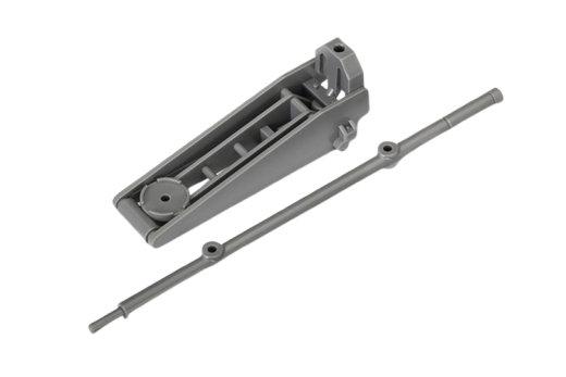 Traxxas Ersatzteile Wagenheber und Stange in grau für Unlimited Desert Racer 1/7