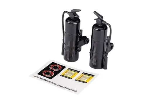 Traxxas Zubehör Feuerlöscher in schwarz 2Stück für TRX-4 1/10 und Unlimited Desert Racer 1/7