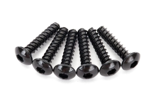 Traxxas Ersatzteile Rundkopfschrauben 2,6x12mm mit Innensechskant Selbstschneidend für TRX-4 1/10