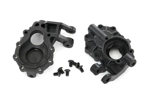 Traxxas Ersatzteile Portal-Gehäuse aus Kunststoff innen vorne in schwarz für TRX-4 1/10