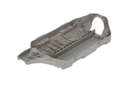 Traxxas Ersatzteile LCG-Chassis in grau für Ford Fiesta und Slash 4x4 Ultimate 1/10