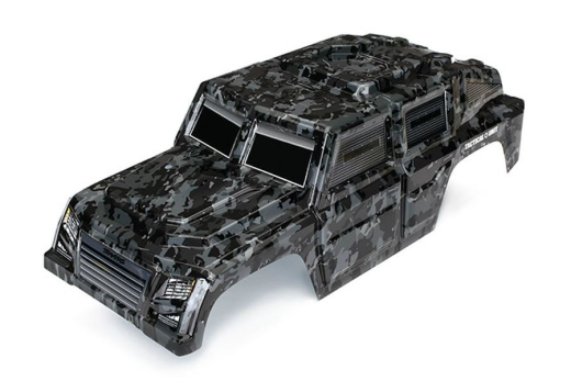 Traxxas Tuning Karosserie Tactical Nacht-Camouflage für TRX-4 1/10