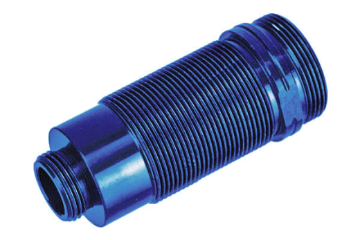 Traxxas Tuning GTR Dämpfergehäuse L aus Aluminium in blau mit Teflon beschichtet für Ford Raptor, Rustler, Slash und Stampede 1/10