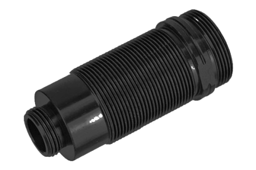 Traxxas Tuning GTR Dämpfergehäuse L aus Aluminium in schwarz mit Teflon beschichtet für Ford Raptor, Rustler, Slash und Stampede 1/10