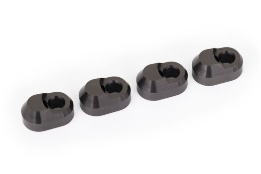 Traxxas Tuning Querlenkerstifte-Halter aus Aluminium in grau 4Stück für MAXX 1/10 und X-Maxx 1/7