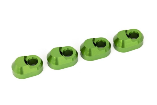 Traxxas Tuning Querlenkerstifte-Halter aus Aluminium in grün 4Stück für MAXX 1/10 und X-Maxx 1/7