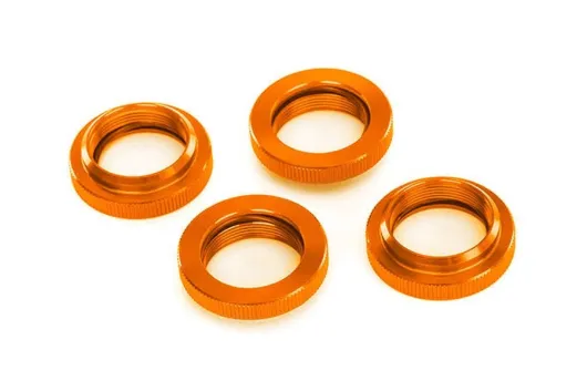 Traxxas Tuning GTX Einstell-Federhalter aus Aluminium in orange 4Stück für X-Maxx 1/7