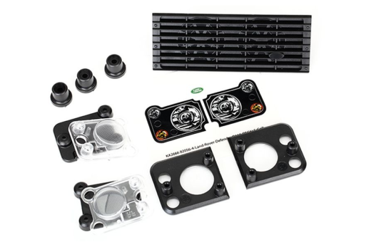 Traxxas Ersatzteile Kühlergrill, Lichtgehäuse und Halterungen für TRX-4 Landrover 1/10