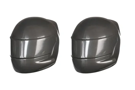 Traxxas Tuning Fahrer-Helme in grau 2Stück für Unlimited Desert Racer 1/7