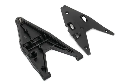 Traxxas Ersatzteile Querlenker unten rechts in schwarz mit Kugeln für Unlimited Desert Racer 1/7