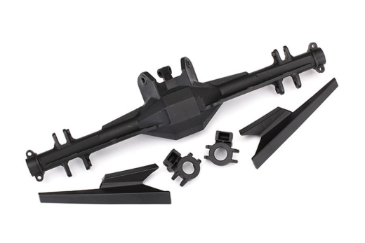 Traxxas Ersatzteile Achsen-Gehäuse und Support hinten in schwarz für Unlimited Desert Racer 1/7