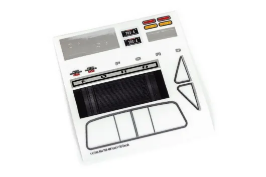 Traxxas Ersatzteile Aufkleberbogen Ford F150 für TRX-4M 1/18