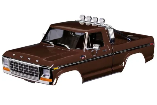 Traxxas Tuning Karosserie Ford F150 in braun für TRX-4M 1/18