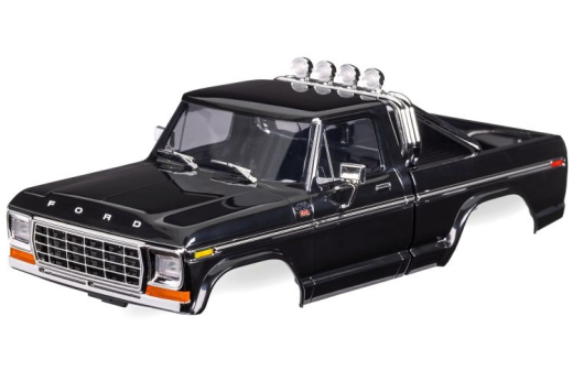 Traxxas Tuning Karosserie Ford F150 in schwarz für TRX-4M 1/18
