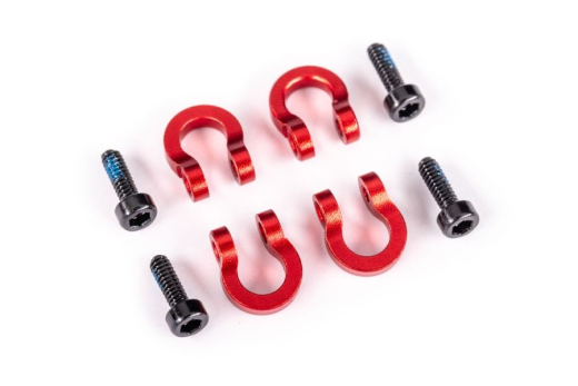 Traxxas Tuning Bumper Defender Rings aus 6061-T6 Aluminium in rot für TRX-4M 1/18