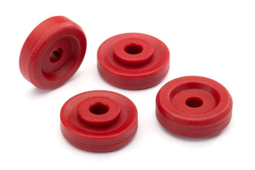 Traxxas Zubehör Felgen-Scheiben in rot 4Stück für MAXX 1/10