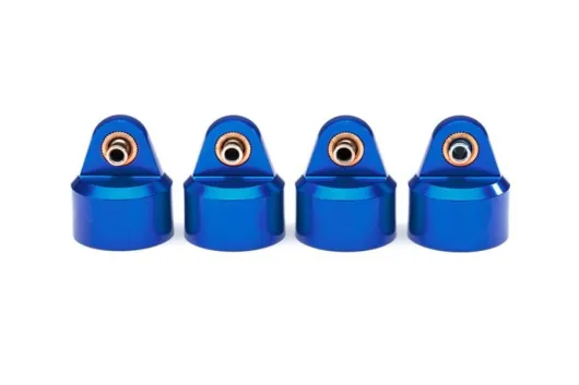 Traxxas Zubehör GT-Maxx Dämpfer-Kappen aus Aluminium in blau 4Stück für MAXX 1/10