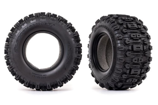 Traxxas Tuning Sledgehammer 2,8 Reifen mit Einlage 2Stück für MAXX 1/10