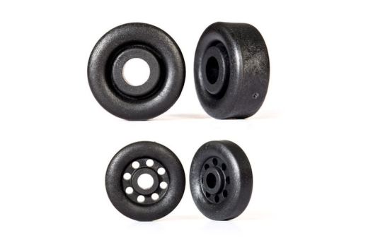 Traxxas Tuning Komplettrad Wheelie-Bar in schwarz 4Stück für Bandit, Bigfoot, Rustler, Slash und Stampede 1/10