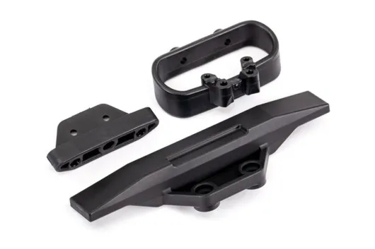 Traxxas Ersatzteile Bumper mit Support und Halter hinten für Stampede 4x4 BL-2S 1/10