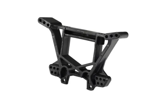 Traxxas Tuning Extreme Heavy Duty Dämpferbrücke in schwarz hinten (für TRX9080 Kit) für Ford Fiesta, Raptor, Rustler, Slash und Stampede 1/10